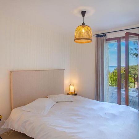 Villa Bodri, Maison En Pierre Avec Vue Mer Et Piscine Chauffee LʼÎle-Rousse Kültér fotó