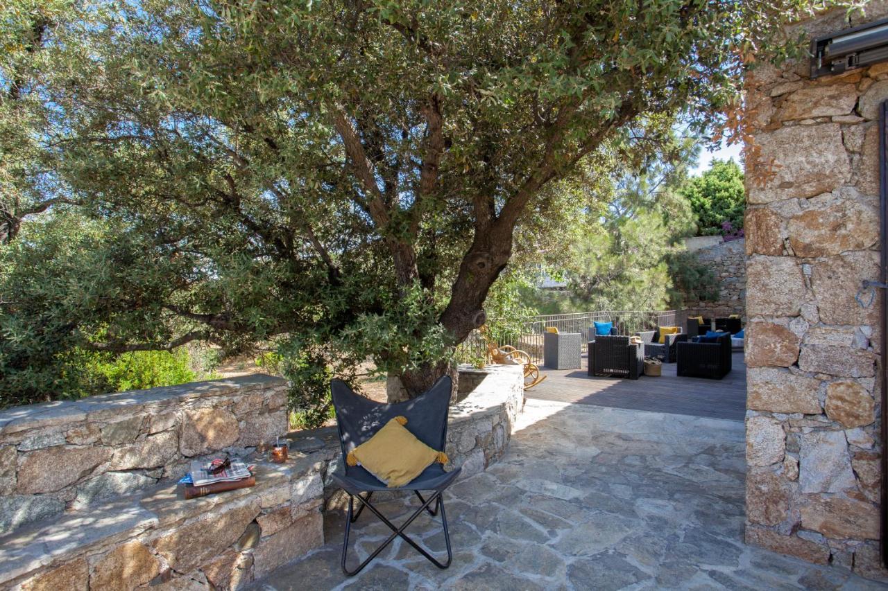 Villa Bodri, Maison En Pierre Avec Vue Mer Et Piscine Chauffee LʼÎle-Rousse Kültér fotó